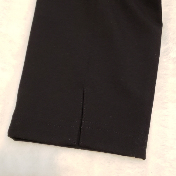 HUE Black Flat Front Pull On Pants - Picture 11 of 16